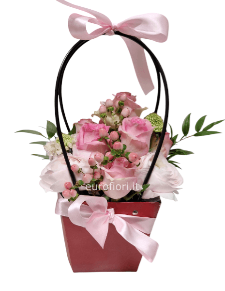 Borsetta con fiori